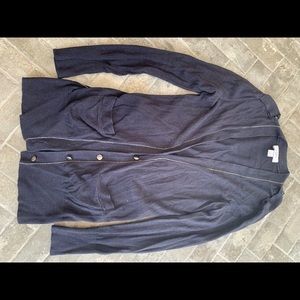 Ann Taylor Loft Navy cardigan- size S